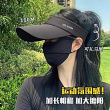 UPF50+防曬帽子女夏季新款騎車防紫外線大檐空頂遮陽帽遮臉太陽帽 歷史價格詳細信息