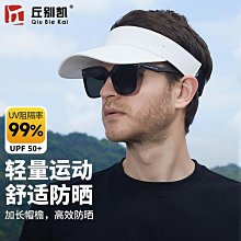 戶外網球空頂帽男夏運動吸汗抗UV無頂帽情侶大頭圍防曬遮陽帽 歷史價格詳細信息