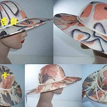 //阿寄帽舖// 紙藤 三花 波浪 荷葉邊 淑女帽!! 歷史價格詳細信息