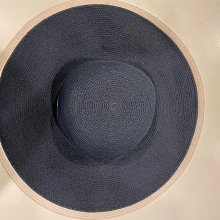 二手可折CA4LA 深棕色蝴蝶結蕾絲飾邊草帽 歷史價格詳細信息