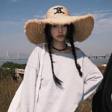 草帽刺繡流蘇花卉大檐草帽 CREAMPP 原創高訂復古優雅國風遮陽盆帽 新品 歷史價格詳細信息