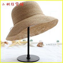 草帽 拉菲草帽子女春夏天沙滩度假手编遮阳帽巴拿马爵士礼帽海边太阳帽~熱銷 歷史價格詳細信息