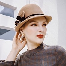 羊毛呢帽 禮 帽-優雅氣質圓頂花朵女帽子2色73tk28[獨家進口][米蘭精品] 價格比較,價格查詢,歷史價格詳細信息