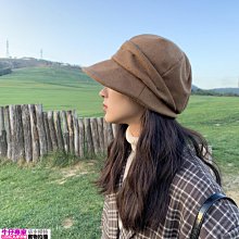 日系素顏遮臉復古麂皮絨漁夫帽男顯臉小堆堆帽大頭圍八角貝雷帽女 歷史價格詳細信息