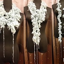 全新設計師品牌【MICHELLE BORDEAU】義大利製 黑色點綴酒紅領仿皮草短大衣外套-999 歷史價格詳細信息