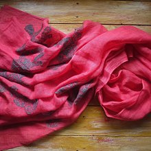 【天然麻紗蕾絲繡花圍巾披肩：柔美蕾絲流蘇-柔膚裸色】100%印度高級亞麻蕾絲 天然輕盈保暖 四季皆宜 流蘇款8色 歷史價格詳細信息