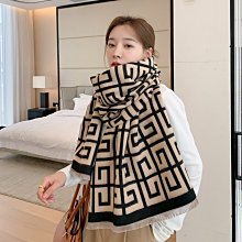 現貨熱銷-圍巾女秋冬韓版百搭絲巾斜紋幾何棉麻手感裝飾圍脖披肩圍巾女冬季CFLP 歷史價格詳細信息