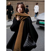 圍巾 披肩 2022流蘇長款空調披大肩秋冬新款印花保暖圍巾女雙面加厚學生圍脖WY040 歷史價格詳細信息