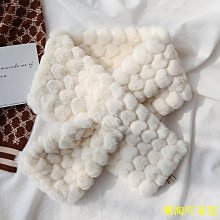 現貨絨毛圍巾 仿皮草脖圍 毛領圍脖 加厚皮草款秋冬季仿兔毛絨圍脖女百搭時尚韓版珍珠學生保暖圍巾女（滿599免運） 歷史價格詳細信息