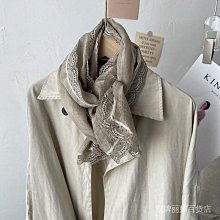 【喵小姐家居】絲巾女 時尚新款 高質量 品牌絲巾  夏季 條紋真絲 百搭氣質 圍巾女  韓版 圍巾 披肩圍巾 歷史價格詳細信息