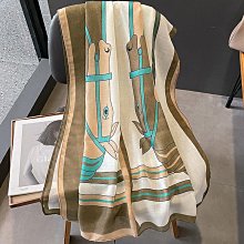 圍巾 披肩 2022流蘇長款空調披大肩秋冬新款印花保暖圍巾女雙面加厚學生圍脖WY040 歷史價格詳細信息