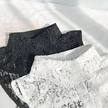 假領子女秋冬春棉百搭休閒牛仔尖領搭配大學T毛衣減齡襯衫假衣領假領子 裝飾領（滿599免運） 歷史價格詳細信息
