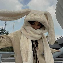 可愛毛絨小熊帽子女款2023新款秋冬季顯臉小毛茸茸加厚保暖雷鋒帽 歷史價格詳細信息