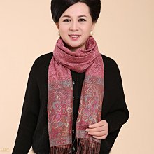 【圍巾】【保暖】【甜美風】2024秋冬新百搭馬車提花女士圍巾披肩 仿羊絨保暖加厚披肩兩用聖誕節禮物 歷史價格詳細信息