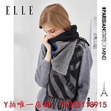 ELLE100%純羊毛針織帽女士秋冬季雙層保暖百搭護耳月子冷帽毛線帽 歷史價格詳細信息