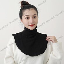 假領子女秋冬春棉百搭休閒牛仔尖領搭配大學T毛衣減齡襯衫假衣領假領子 裝飾領（滿599免運） 歷史價格詳細信息