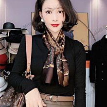 字母細窄長條絲巾女韓版百搭頸部裝飾小領巾圍巾日常綁包包配飾【Misaki精品】 歷史價格詳細信息