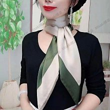 方巾 領巾 絲巾 圍巾 純真絲小方巾女韓版領巾國潮風至此青綠圍巾時尚穿搭發帶桑蠶絲巾WY040 歷史價格詳細信息