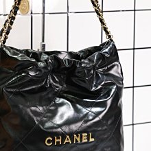 CHANEL 22 It Bag菱格紋縫線亮面小牛皮肩背包(黑色-AS3261 B08037 94305) 歷史價格詳細信息