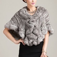 美美服飾~兔毛 編織 翻領 皮草 披肩 外套 歷史價格詳細信息