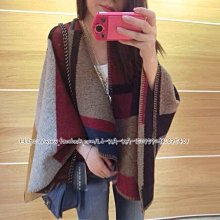 披肩 歐美單新款開叉斗篷民族風披肩加厚兩用超大混色披風 歷史價格詳細信息