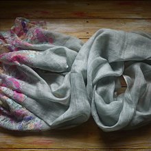 【天然麻紗蕾絲繡花圍巾披肩：柔美蕾絲流蘇-柔膚裸色】100%印度高級亞麻蕾絲 天然輕盈保暖 四季皆宜 流蘇款8色 歷史價格詳細信息