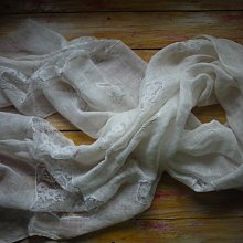 【天然麻紗蕾絲繡花圍巾披肩：柔美蕾絲流蘇-柔膚裸色】100%印度高級亞麻蕾絲 天然輕盈保暖 四季皆宜 流蘇款8色 歷史價格詳細信息