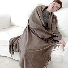 羊毛披肩(W80021)＊羊毛(100%)＊65x220cm／人字紋／披肩圍巾2用／7色＊接受訂購 歷史價格詳細信息