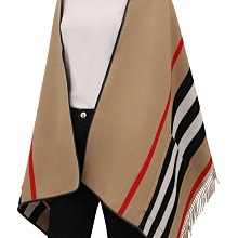 BURBERRY 經典條紋塗層帆布及牛皮三折短夾(棕褐色) 80730831 歷史價格詳細信息