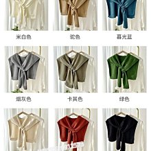 韓版素面圍巾９色 聖誕禮物 交換首選 披肩/圍脖(東京灰) 歷史價格詳細信息