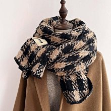 圍巾冬季女款韓版復古綠百搭針織鎖邊圍脖日系氛圍感保暖防寒披肩 歷史價格詳細信息