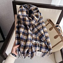 圍巾 披肩 韓版秋冬新款保暖圍巾女時尚字母加厚雙面空調大披肩學生防風圍脖WY040 歷史價格詳細信息