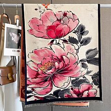 圍巾 披肩 韓版新款印花時尚仿羊絨圍巾女冬季百搭學生加厚御寒圍脖兩用披肩WY040 歷史價格詳細信息