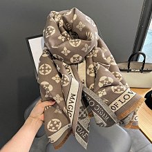 圍巾 披肩 秋冬新款極簡條紋時尚保暖圍巾女秋冬季韓版百搭學生圍脖加厚披肩WY040 歷史價格詳細信息