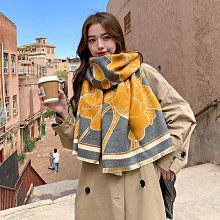 圍巾 披肩 秋冬新款極簡條紋時尚保暖圍巾女秋冬季韓版百搭學生圍脖加厚披肩WY040 歷史價格詳細信息