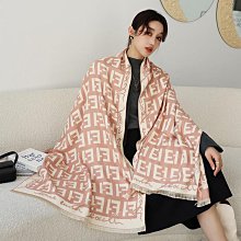 圍巾 披肩 2023歐美氣質秋冬新款字母時尚保暖雙面圍巾女夏空調房披肩仿羊絨WY040 歷史價格詳細信息