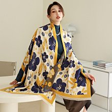 圍巾 披肩 2023春秋新款韓版時尚仿真絲絲巾女時尚洋氣媽媽圍巾披肩御寒外搭WY040 歷史價格詳細信息