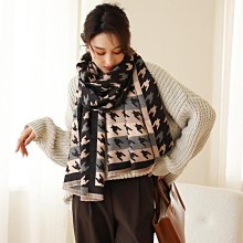 圍巾 披肩 韓版秋冬新款保暖圍巾女時尚字母加厚雙面空調大披肩學生防風圍脖WY040 歷史價格詳細信息