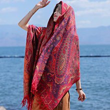 圍巾 披肩 2023新款線條H時尚仿羊絨圍巾女冬季加厚保暖學生圍脖雙面披肩空WY040 歷史價格詳細信息