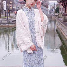 花開梔夏旗袍披肩仿水貂絨珍珠斗篷外套2022年冬季新款百搭小外套【亞克明燈家居】 歷史價格詳細信息