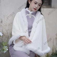 旗袍披肩 斗篷 復古民國風《見雪》披肩搭配旗袍的針織流蘇外搭四季穿改良開衫女262 LS004 歷史價格詳細信息