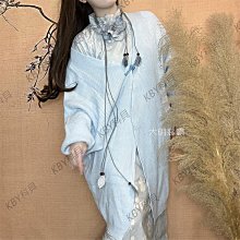 大明惡霸·綠鴨鴨針織鴨子印花可愛日常披肩保暖外套漢服旗袍搭配-kby科貝 歷史價格詳細信息