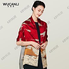 圍巾 披肩 國風時尚仿真絲印花職業圍巾女秋冬保暖薄款圍脖兩用披肩紗巾新款WY040 歷史價格詳細信息