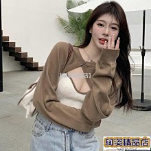 熱銷 韓版套裝S-XL【現貨】正韓套裝秋季洋氣背帶洋裝長裙秋冬季冬裙子套裝女韓版學生學院風兩件式 韓妞必備 可開發票 歷史價格詳細信息