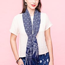 !中國藍Anewei藍染小花胸針 髮夾（附草編包裝盒） 歷史價格詳細信息