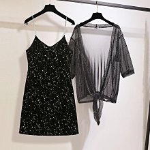 吊帶連衣裙外搭防曬罩衫女夏季寬松鏤空針織上衣設計感小眾空調衫-miss木木女裝 歷史價格詳細信息