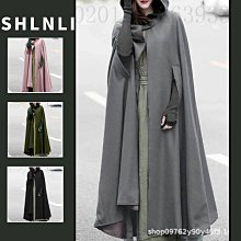 披肩 歐美單新款開叉斗篷民族風披肩加厚兩用超大混色披風 歷史價格詳細信息