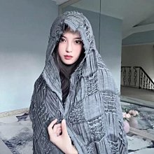 棉麻圍巾女士復古扎染亞麻撞色拼色漸變披肩文藝亂皺純棉圍脖保暖【Misaki精品】 歷史價格詳細信息