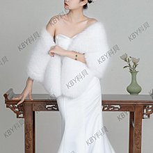 婚紗披肩女2022新款冬季加厚保暖新娘結婚旗袍外搭高貴旗艦店斗篷-KBY科貝 歷史價格詳細信息