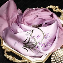 真絲絲巾女桑蠶絲百搭春秋手工蘇繡披肩中年媽媽款送禮盒蘇州圍巾-KBY科貝 歷史價格詳細信息